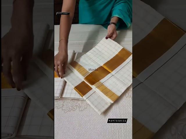 Rate:680/- #keralasarees #setsaree #onamsaree #onamkerala #onam2023 #manka #budgetfriendlysaree