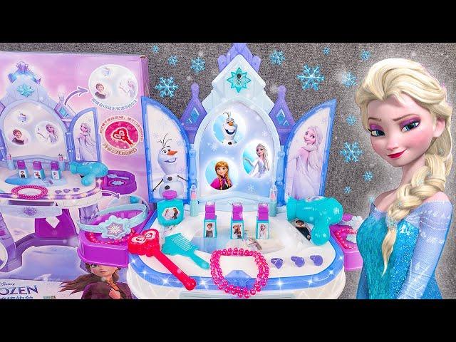 7 Minutes Satisfying with Unboxing Disney Frozen Elsa Beauty Playset ASMR | Toys Collection Review