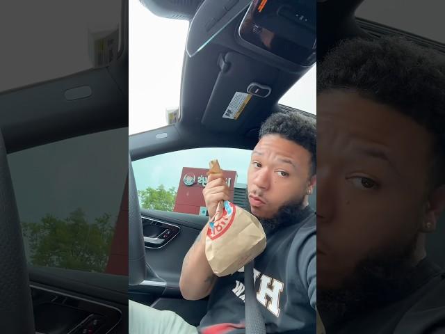Trying Wendy’s spicy Cajun crunch chicken sandwich
