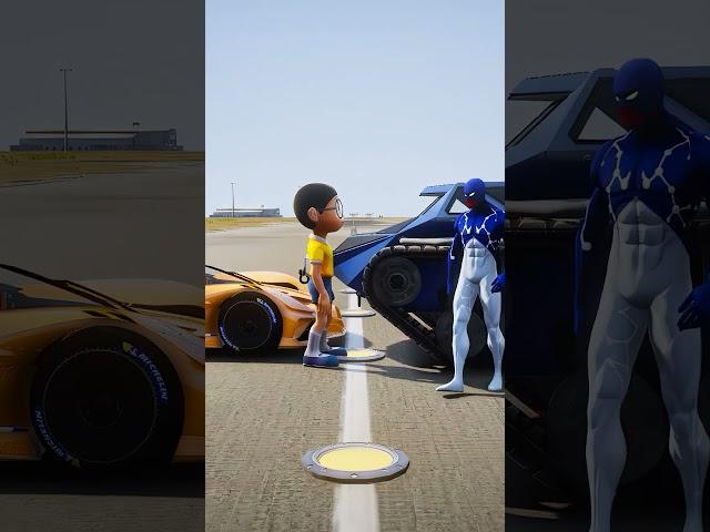 GTA V : COSMIC-SPIDER VS NOBITA MATCH, WHO IS RICHER  #shorts #gta5