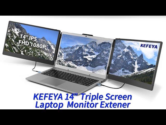 KEFEYA S2 Triple screen laptop monitor extender