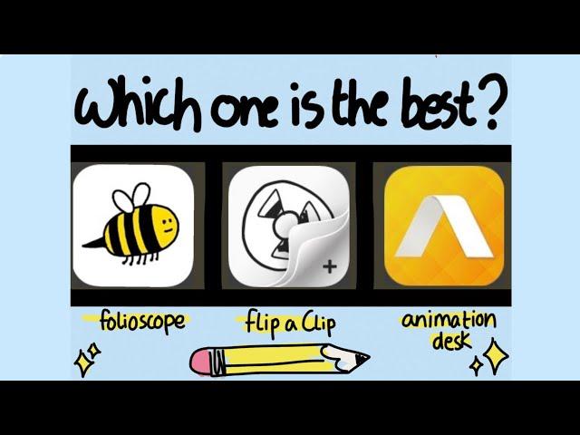 TESTING OUT 3 FREE ANIMATION APPS PT. 2 | Folioscope | FlipaClip | Animation Desk