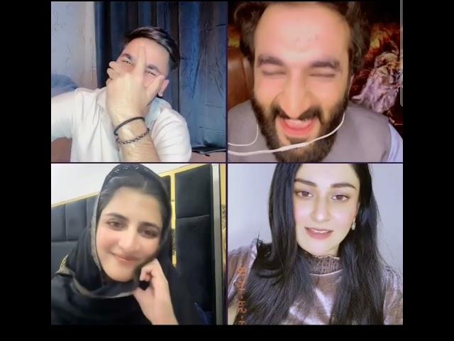 Waliullah  and munir and Momina sra khokli gapshap entertaining video tar akheera ogory