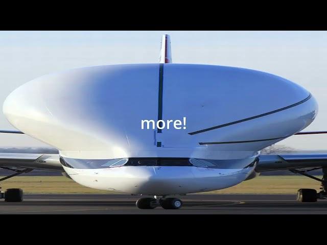 Airbus beluga is very, very hungry #shorts