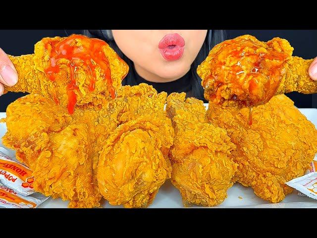 ASMR FRIED CHICKEN HOT HONEY POPEYES