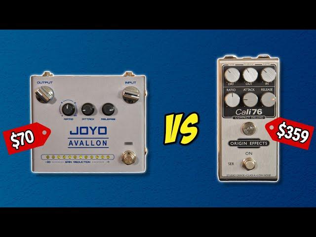 Joyo Avallon vs Origin Effects Cali76 - Guitar Compressor Pedal Shootout