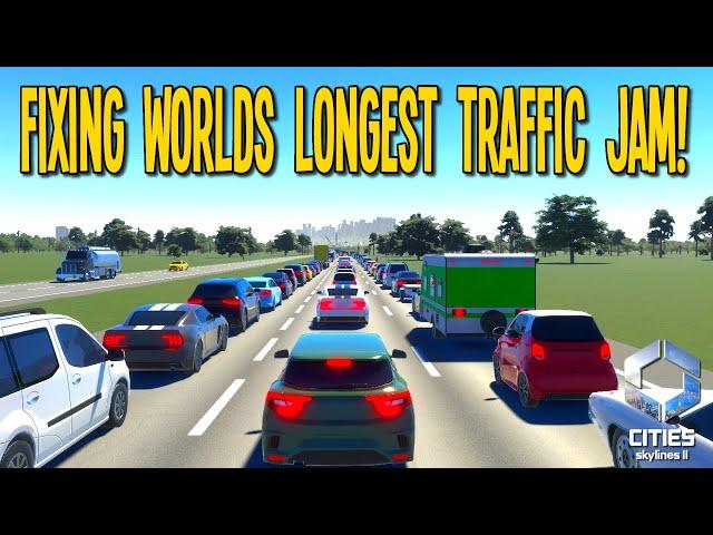 Biffa's SECRET to Beating the Longest Traffic Jam in Cities Skylines 2