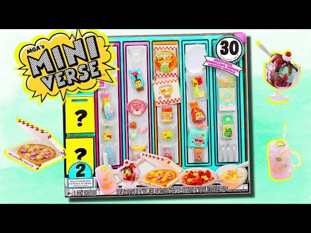 UNBOXING MINI VERSE!  MAKE IT MINI FOOD 30 PIECE MULTI PACK!