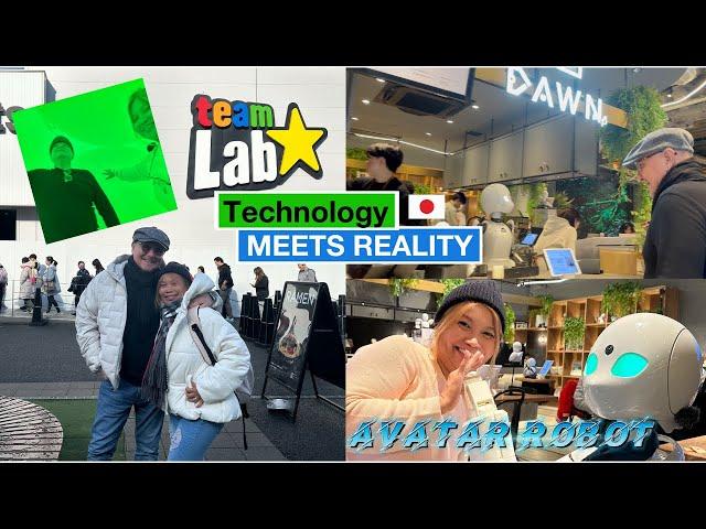 Robotic technology helping the disabled at Dawn Avatar Café, Tokyo & Team Lab Interactive museum!