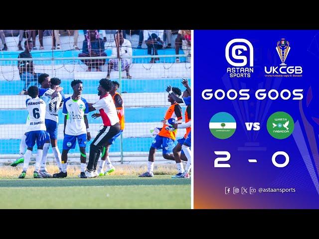 Goos:Goos: Dharkenley 2-0 Wartanabadda.Tartanka Kubbadda cagta degmooyinka G.Banaadir & D.Balcad.