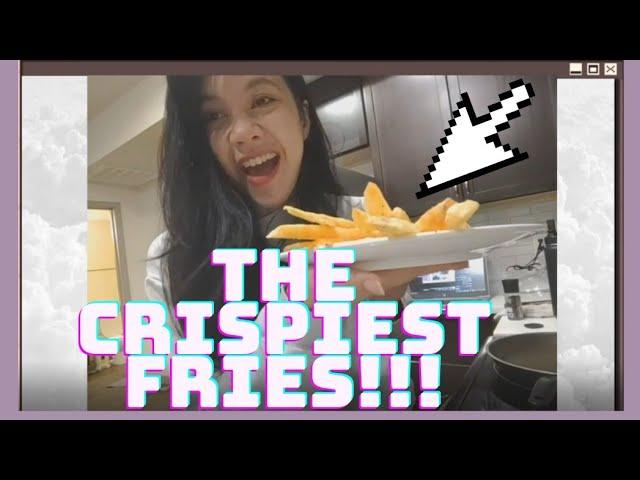 COOK & CHAT: Healthy Habits & Coping with Stress + CRISPIEST FRIES! [RECIPE!]