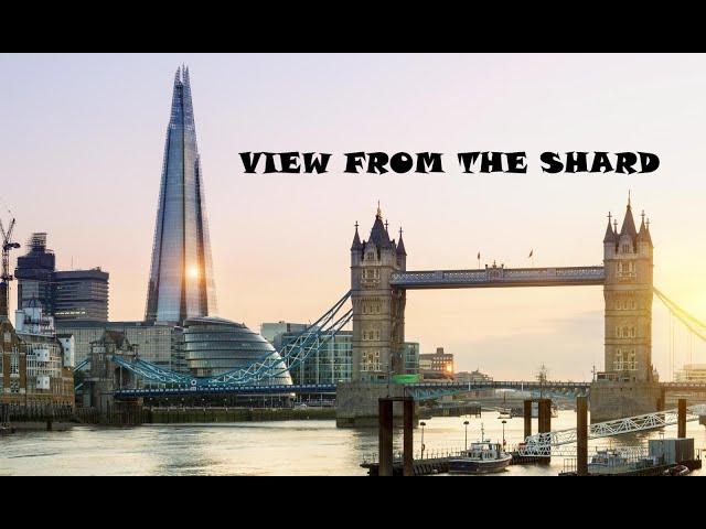 View from The Shard || a day out in London.