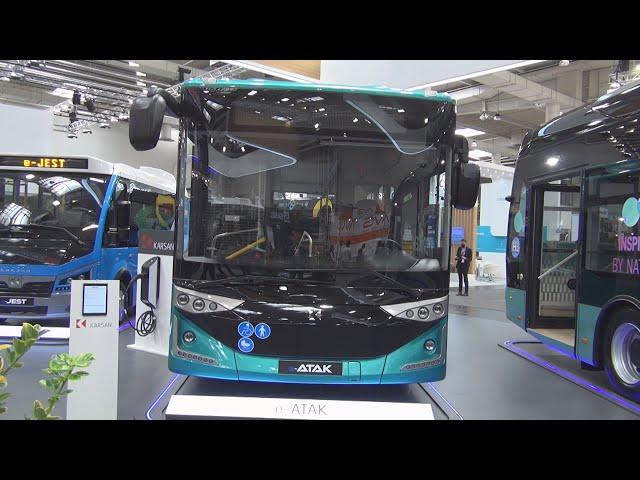 Karsan e-ATAK Electric City Bus (2023) Exterior and Interior