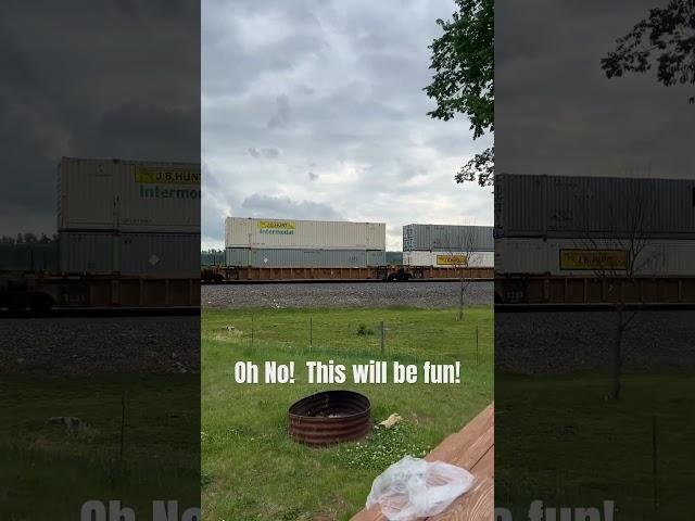 When a Train’s Too Close to Your Campsite 