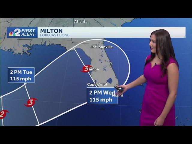 Tropical Storm Milton forms, forecast to become major hurricane prior to Florida landfall