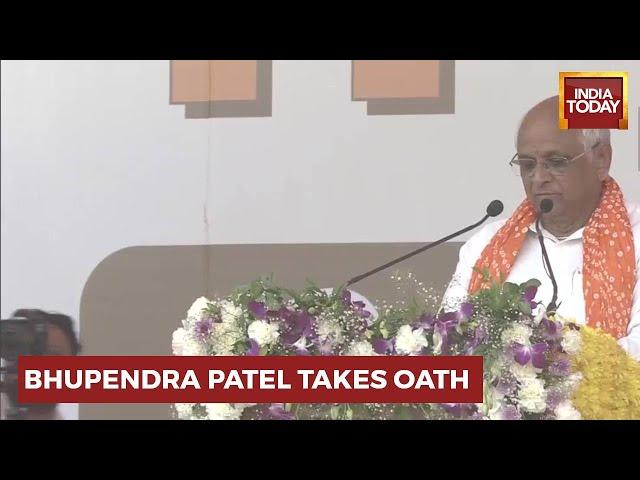 WATCH: Bhupendra Patel Takes Oath As Gujarat CM | Gujarat News