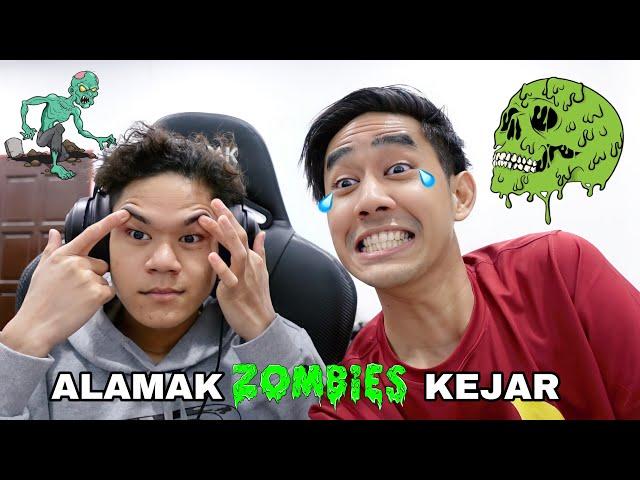 LARI WOI ADA ZOMBIE  ESCAPE THE ZOMBIE SCHOOL OBBY 