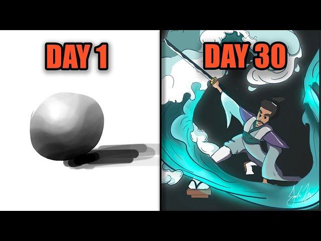 Learning Digital Art in 30 days