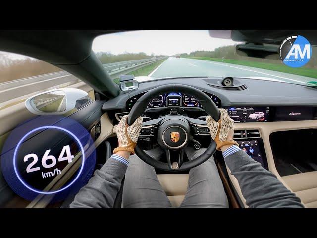 Porsche Taycan Turbo S (761hp) - 0-270 km/h LAUNCH CONTROL