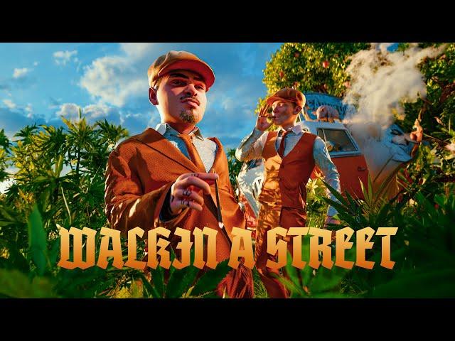 DESH, AZAHRIAH , YOUNG FLY - WALKIN' A STREET (Official Lyrics Video)