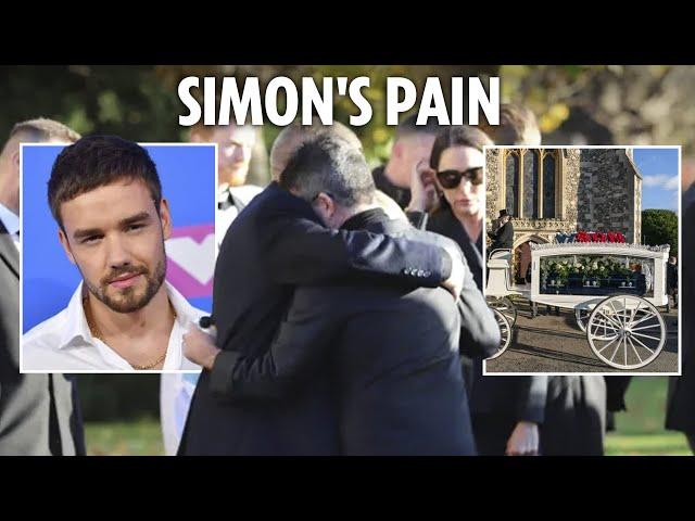 Touching moment Simon Cowell embraces Liam Payne’s parents after emotional farewell at funeral