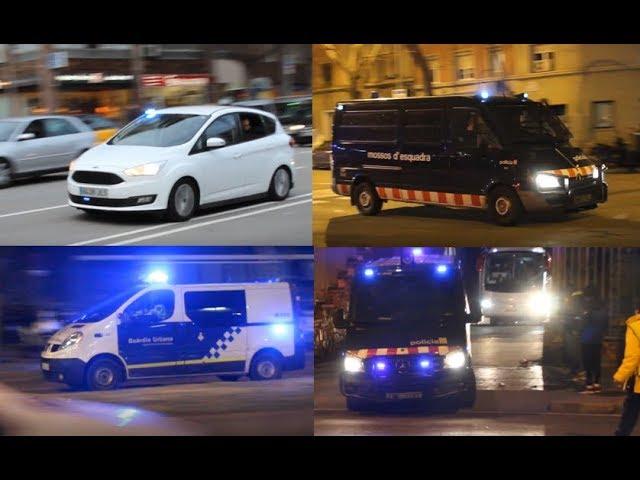 [Champions League Responses!] Barcelona emergency vehicles during FC Barcelona - Chelsea