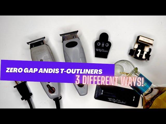 3 Ways To Zero-Gap Andis T-Outliner Cordless, Corded, The Rich Barber Blade Setter Andis Tool How To