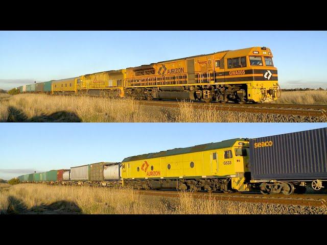 3MP1 Aurizon / TGE Container Train With GWA005 ACD6051 G533 (28/5/2024)  - PoathTV Railways