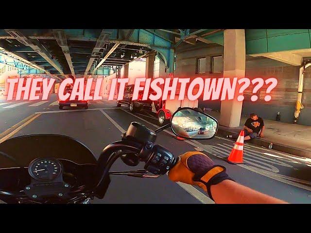 I CANT Believe I NEVER Took You Here!! Harley Sportster Ride Through Fishtown and Kensington