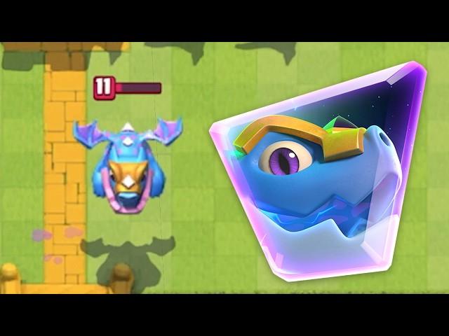 Supercell made Evo Dragon do INFINITE Damage...