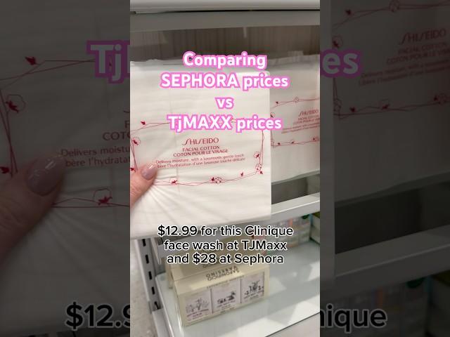 Same products, different prices: TJMaxx vs Sephora #tjmaxxfinds #sephorafinds #budgetfriendly