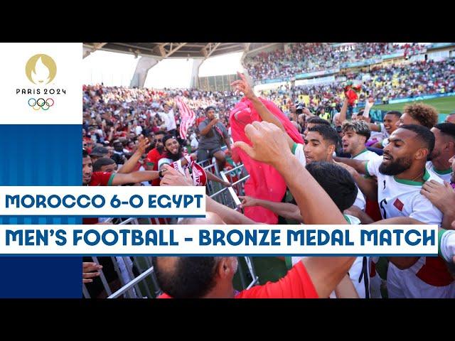  Morocco beat Egypt  to win bronze in Men’s Football | Paris 2024 Highlights