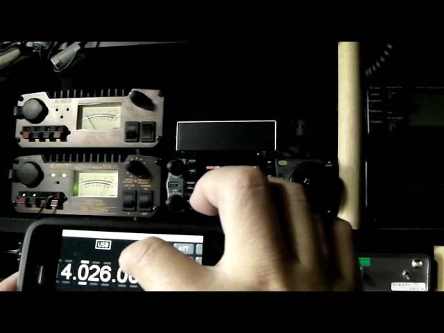 ICOM IC-7000 remote control by iPhone