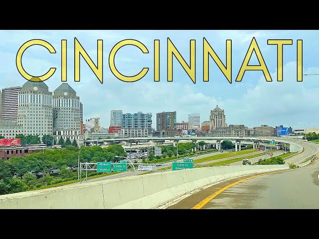 Life in Cincinnati, Ohio, USA - Downtown Cincinnati Walking Tour - 4K