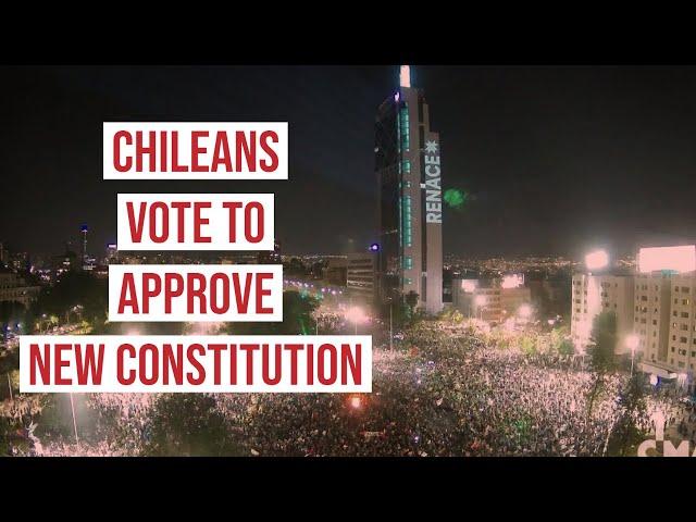 Plebiscite for new constitution witnesses massive mandate by the Chilean people
