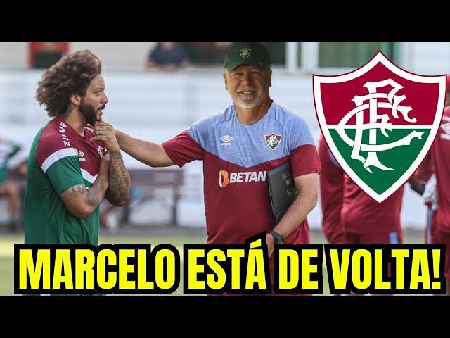 FIZERAM AS PAZES! MARCELO VOLTA AO FLUMINENSE E JÁ ESTÁ TREINANDO! O CLIMA NO FLUMINENSE É OUTRO!