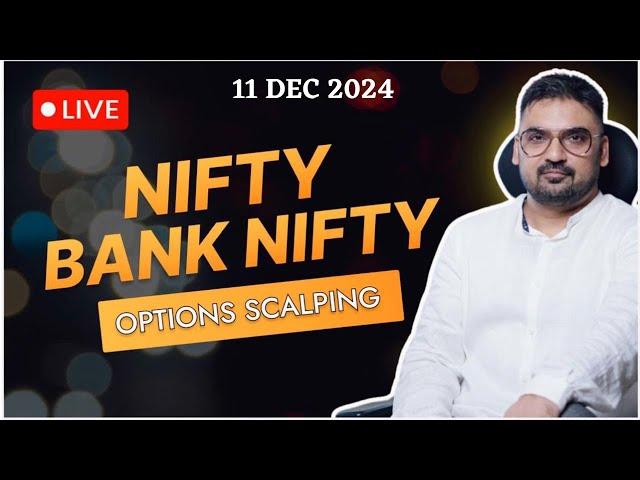 Live Trading BankNifty | Nifty Options | 11/12/2024  @NiftyTechnicalsbyAK