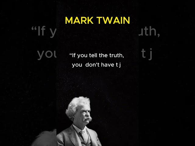 4 Quotes from MARK TWAIN that are Worth to Listening | Life-Changing Quotes