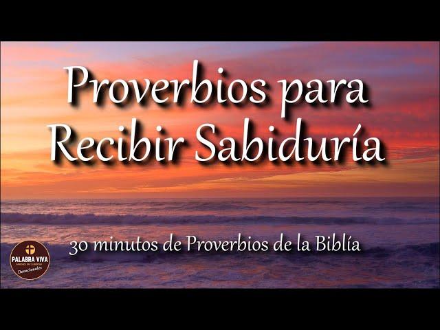 Proverbios para recibir sabiduría de parte de Dios | Biblia hablada | Bible audio