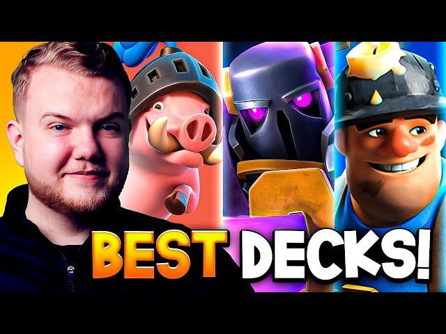 TOP 3 BEST DECKS IN THE CLASH ROYALE META