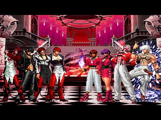 [KOF Mugen] Iori Yagami Team vs Boss Orochi Team