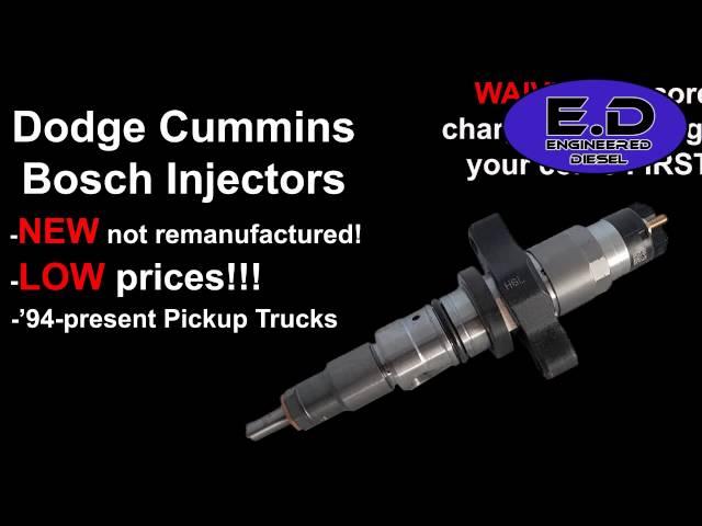 NEW Bosch Injectors are NOT Remans! Cummins 12V, 24V, 5.9L & 6.7L - Engineered Diesel