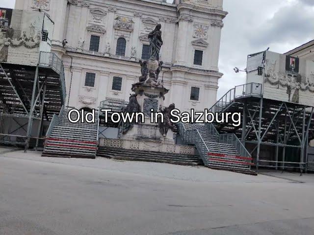 old town in Salzburg Austria
