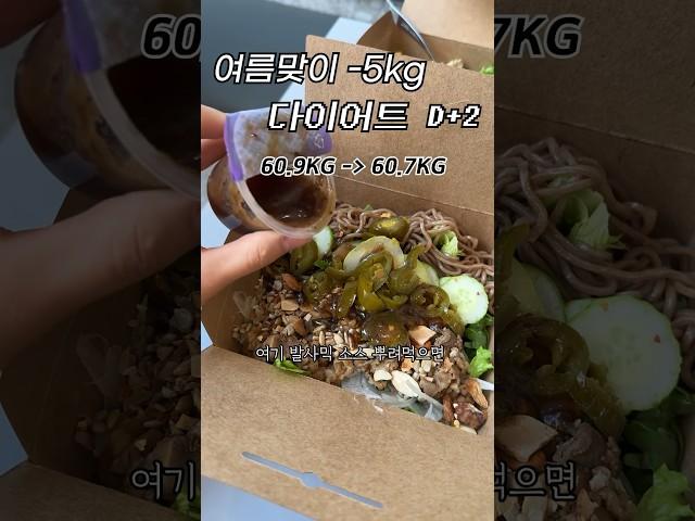 여름맞이 -5kg 다이어트 2일차 #다이어트쇼츠 #체중감량  #다이어트2일차