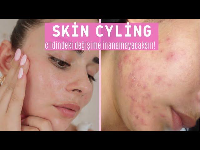 1 HAFTALIK AKŞAM CİLT BAKIM RUTİNİM : Skin Cycling | AYŞE ÇAKAR