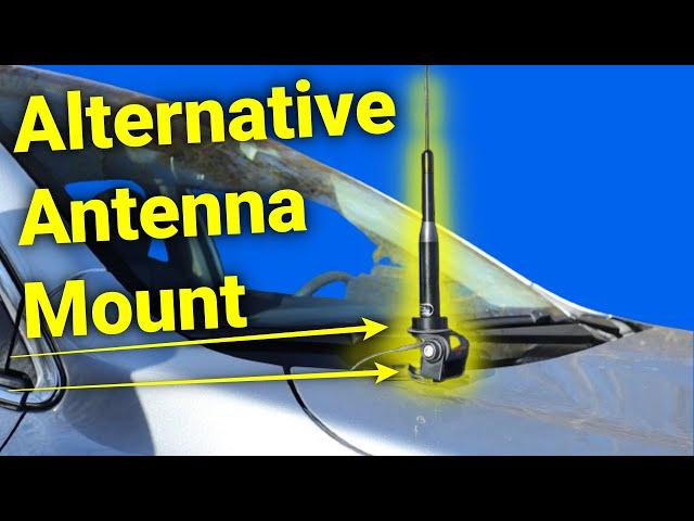 Ham Radio Antenna Installation - 2024 Subaru Outback.  No Holes or Magnets!!!