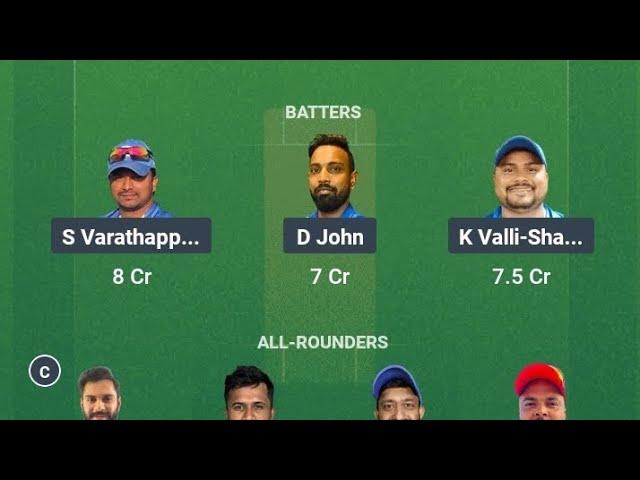Kuwait T10 Challengers League! ALM vs KRM Dream11 Team Prediction! #kuwaitt10 #kuwaitt10league