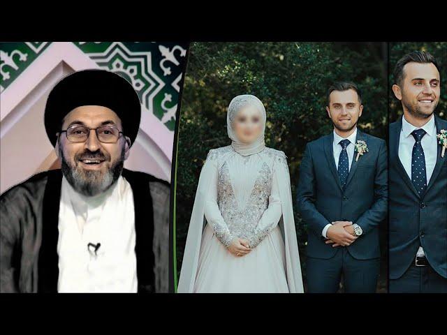 متصل سني تعاركت مع زوجتي وطلقتها واريد حل؟ | السيد رشيد الحسيني
