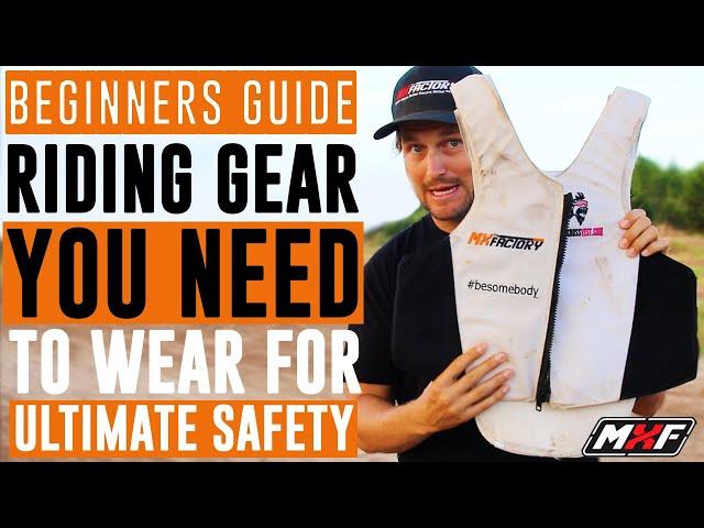 How to Choose the Proper Dirt Bike Riding Gear - Safety is KEY!!!