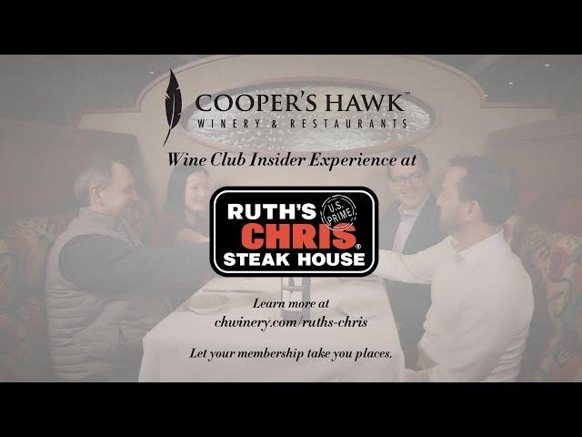 Cooper’s Hawk Wine Club Insider Experience at Ruth’s Chris